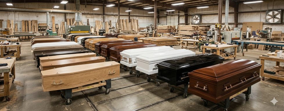 Dignified coffins and caskets